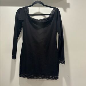 Edikted Midnight Lace Mini Dress